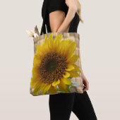 canvas tas zonnebloemen (Dichtbij)