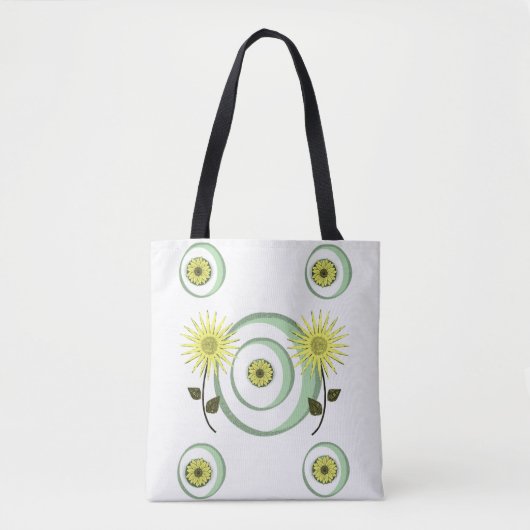 canvas tas zonnebloemen (Voorkant)