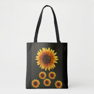 canvas tas zonnebloemen