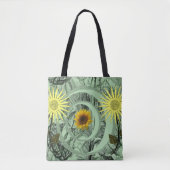 canvas tas zonnebloemen (Voorkant)