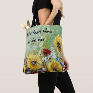 canvas tas Zonnebloemen