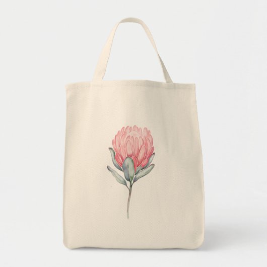 Canvas tassen delicate bloem. (Voorkant)