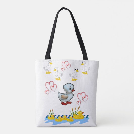 Canvas tassen eenden (Achterkant)