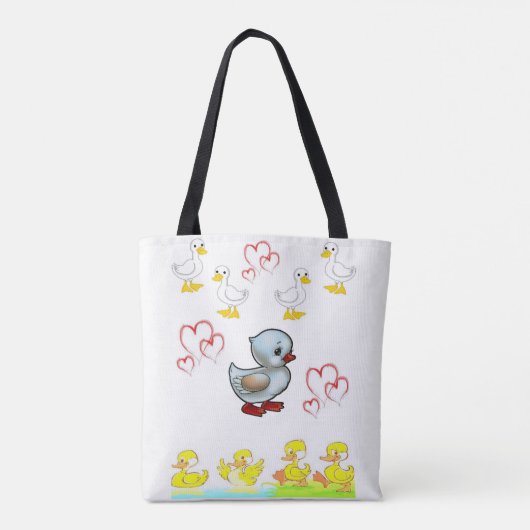 Canvas tassen eenden (Achterkant)