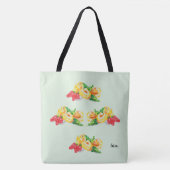 Canvas tassen: Japanse pruimen met aardbeien Tote Bag (Voorkant)