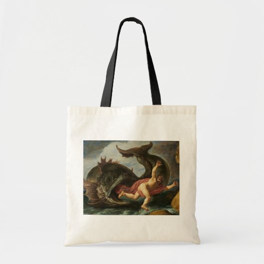 canvas tassen "Jonah and the Whale" (Voorkant)