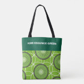 Canvas tassen Kiwi Essence Green (Achterkant)