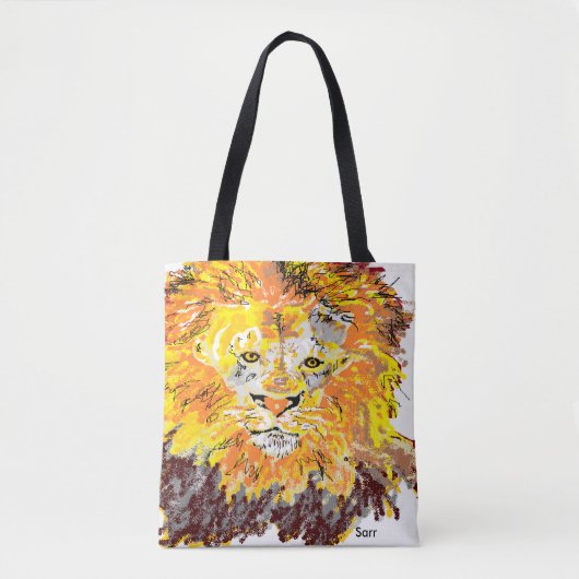 Canvas tassen/lion tote bag (Voorkant)