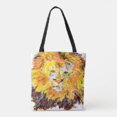 Canvas tassen/lion tote bag (Achterkant)