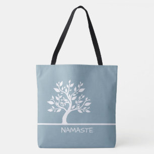 Canvas tassen met de moderne Sky Blue Elegant Clas