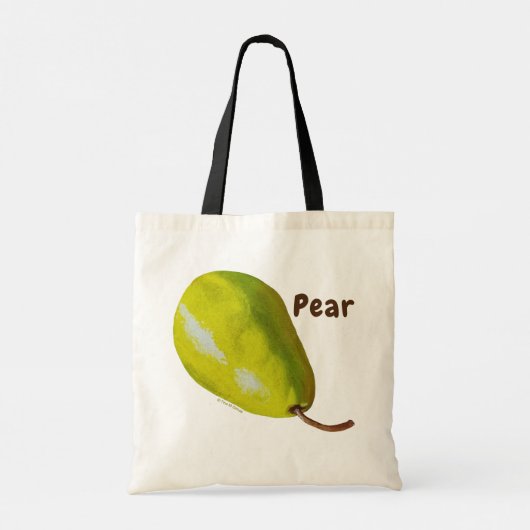 Canvas tassen met peren (Achterkant)