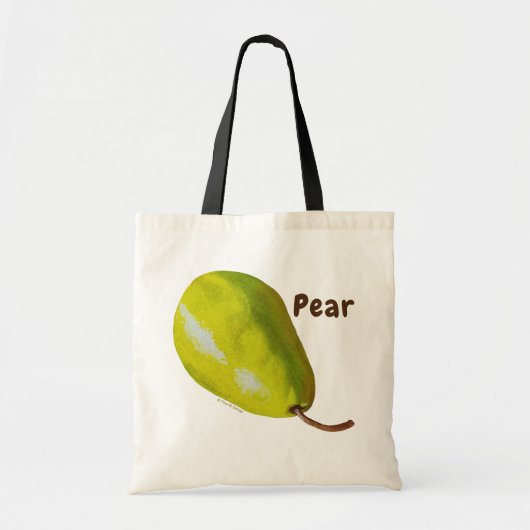 Canvas tassen met peren (Voorkant)