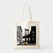 Canvas tassen Nyc New York City Brooklyn Yellow Ta (Voorkant)