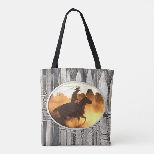 canvas tassen paarden (Achterkant)