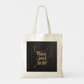 Canvas tassen Radiant Golden Lotu (Achterkant)