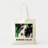 Canvas tassen van Border Collie (Voorkant)
