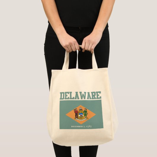 Canvas tassen van de Delaware State Flag (Voorkant (product))