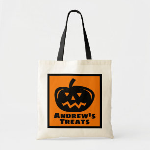 Canvas tassen van de Halloween trick or treat van