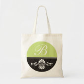 Canvas tassen van het Canvas Monogrammed:Lime Gree (Voorkant)