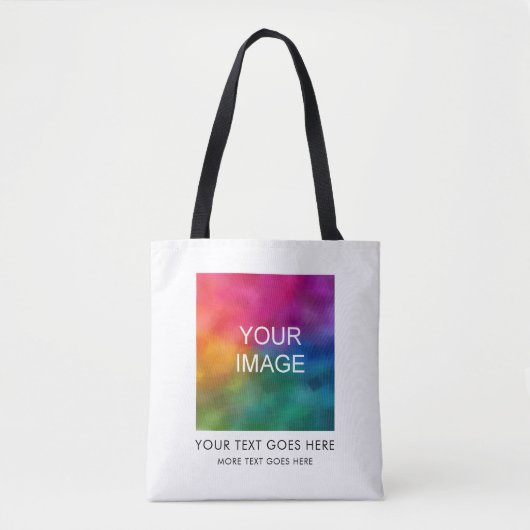 Canvas tassen Voeg hier tekst Afbeelding toe elega (Voorkant)