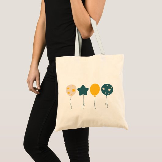 Canvas tassen voor Cute Balloon Pattern (Voorkant (product))