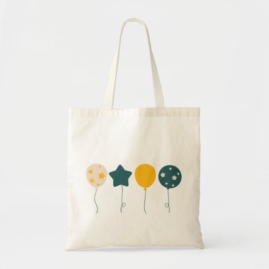 Canvas tassen voor Cute Balloon Pattern (Voorkant)