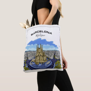 Canvas tassen voor de speciale aanduiding Barcelon