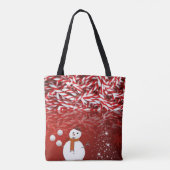 Canvas tassen voor kerstvrouwen (Achterkant)