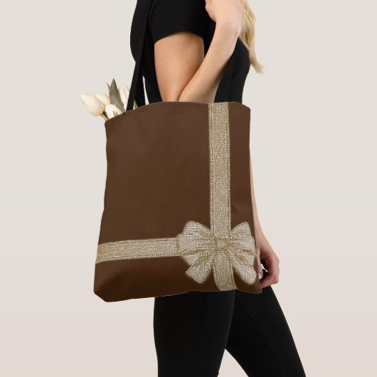 Canvas tassen voor kerstvrouwen (Dichtbij)
