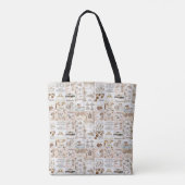 Canvas tassen voor kerstvrouwen (Achterkant)