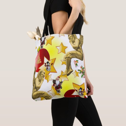 Canvas tassen voor kerstvrouwen, Angels (Dichtbij)