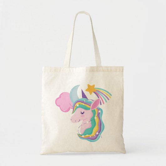 Canvas tassen voor speciaal Unicorn Cute Design (Voorkant)