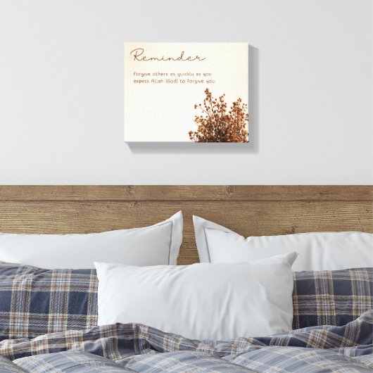 Canvas ter herinnering. afdruk (Insitu (Slaapkamer))
