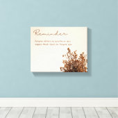 Canvas ter herinnering. afdruk (Insitu (Houten vloer))