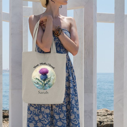 Canvas Thistle Canvas tassen, Schotland Tas