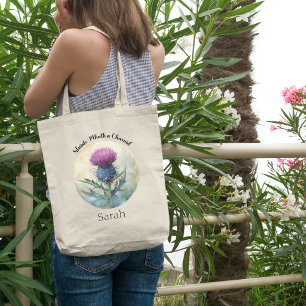 Canvas Thistle Canvas tassen, Schotland Tas