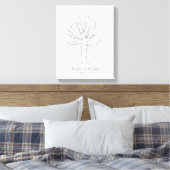 Canvas Thumbprint Tree Gastenboek (Insitu (Slaapkamer))