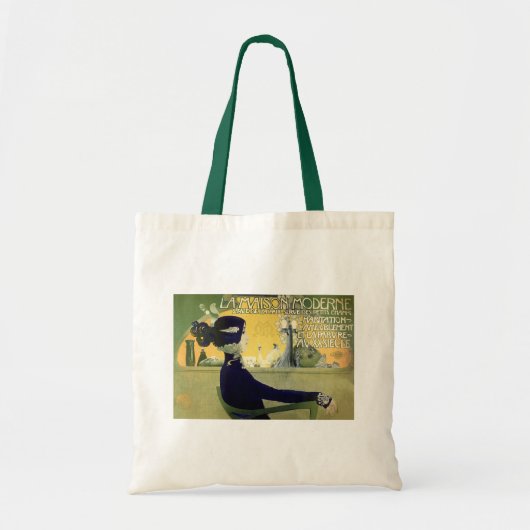 Canvas Totebag: Art Nouveau - La Maison Moderne Tote Bag (Voorkant)