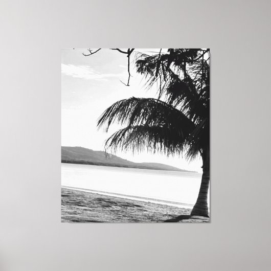 Canvas Tropical Beach Afdruk (Voorkant)