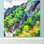 Canvas van de natuur afdruk (Insitu (Houten vloer))