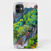 Canvas van de natuur Case-Mate iPhone case (Achterkant)