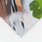 Canvas van de natuur fleece deken (Hoek)