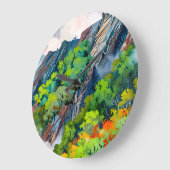 Canvas van de natuur grote klok (Hoek)