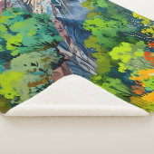 Canvas van de natuur sherpa deken (3/4)
