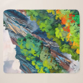 Canvas van de natuur sherpa deken (Voorkant (horizontaal))