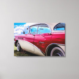 Canvas van een 1955 Buick Century Riviera Afdruk