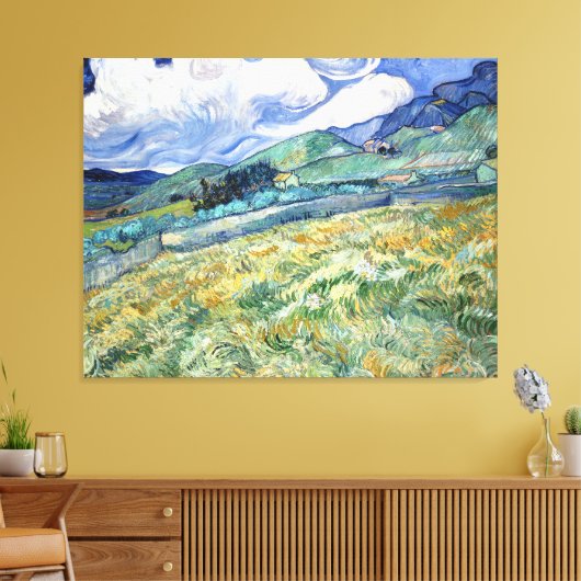 CANVAS | Van Gogh Landschap vanuit Saint-émy (Insitu (Woonkamer))