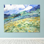 CANVAS | Van Gogh Landschap vanuit Saint-émy (Insitu (Houten vloer))