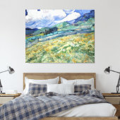 CANVAS | Van Gogh Landschap vanuit Saint-émy Afdruk (Insitu (Slaapkamer))