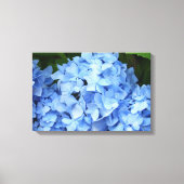 Canvas - Verpakt - Blue Hydrangea Afdruk (Voorkant)